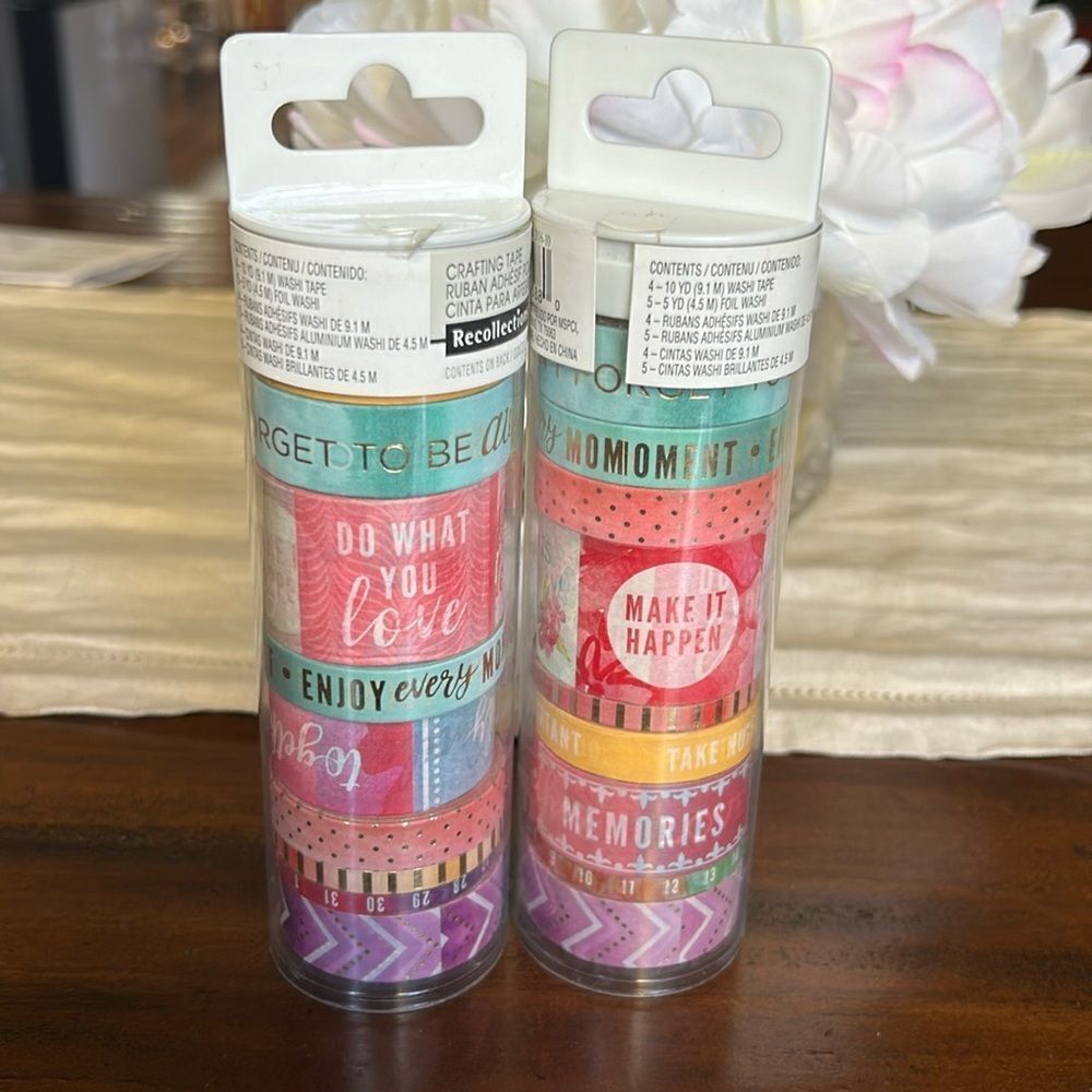 Recollections Washi Tapes 18 in total NWT
